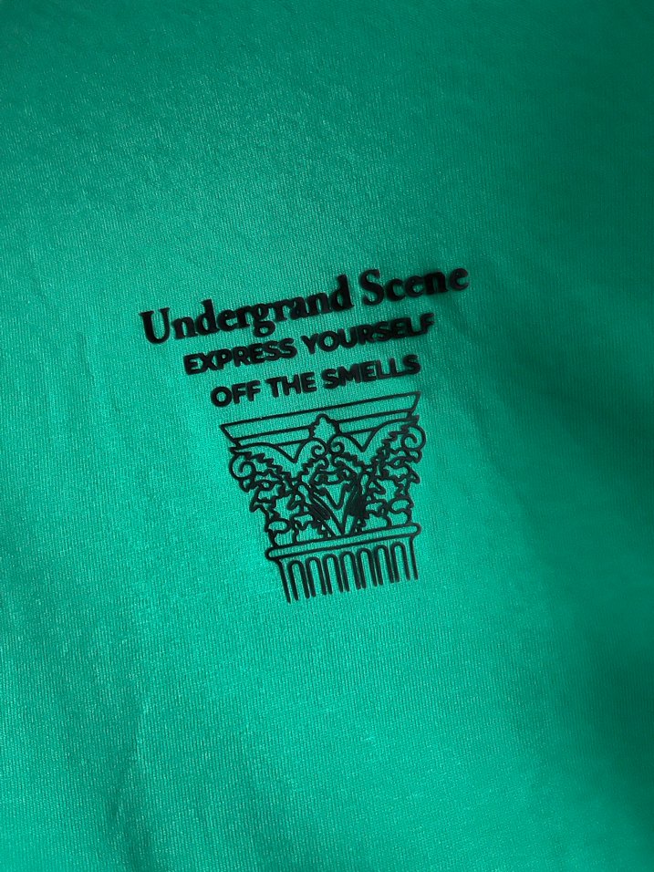 Yeşil Erkek Oversize Tişört - Görsel 4