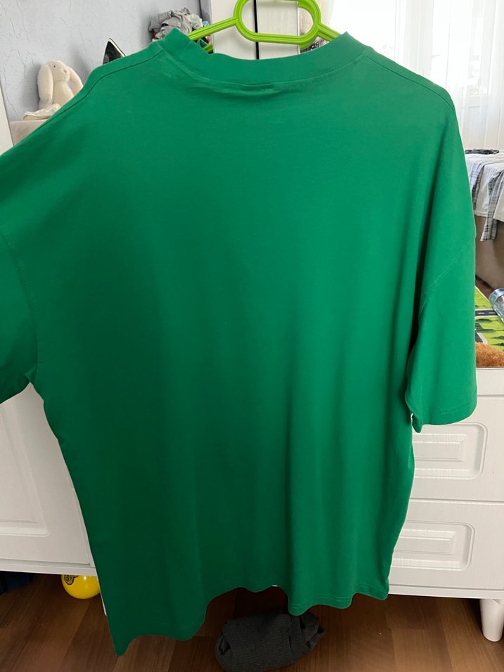 Yeşil Erkek Oversize Tişört - Görsel 3