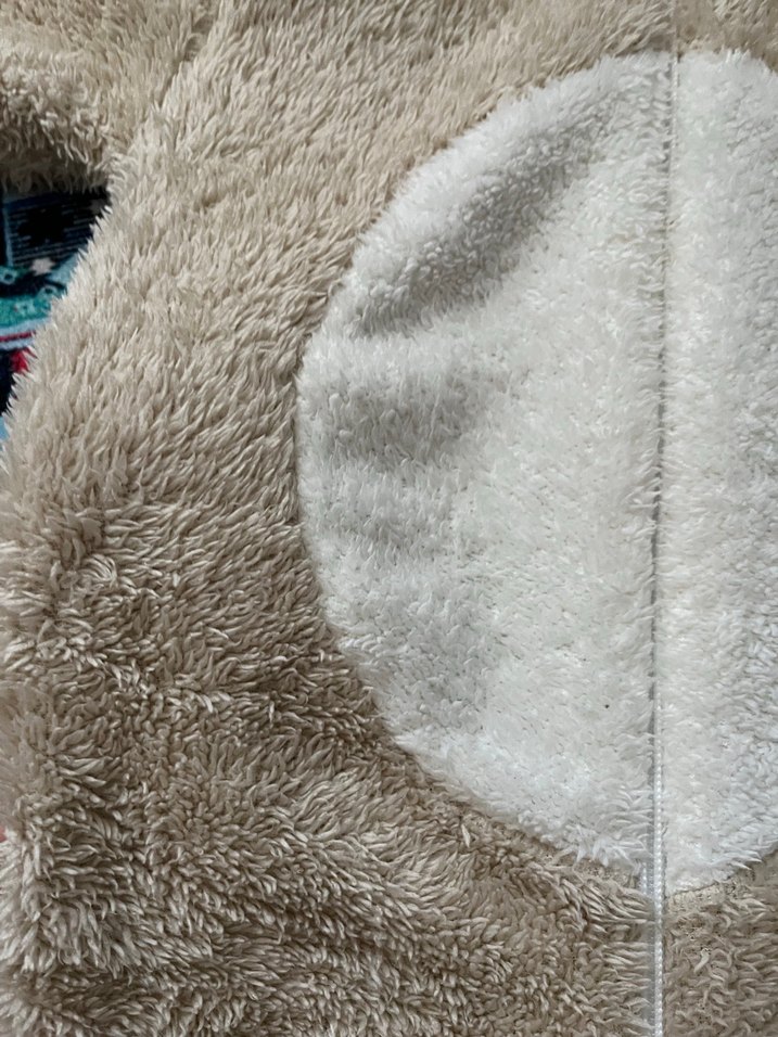 Kulaklı Kahverengi Peluş Bebek Tulumu - Görsel 5