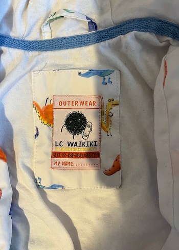 Erkek Çocuk Dinozor Desenli Kapüşonlu Yağmurluk - Görsel 3