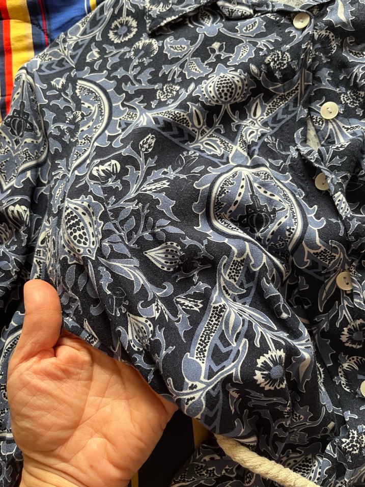 Bohem Gri Desenli Uzun Kollu Kadın Elbise - Görsel 2