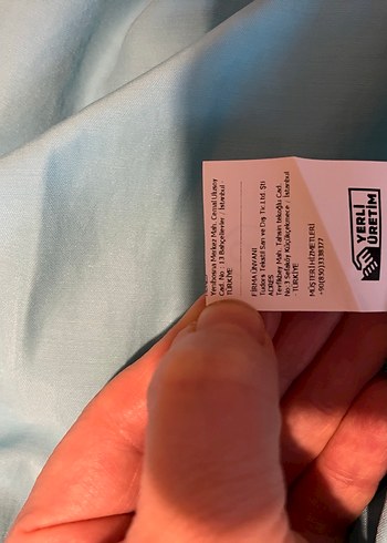 Tudors Mavi Saten Düğmeli Erkek Gömlek - Görsel 3