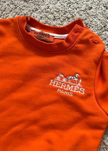 Turuncu Bebek Takım Uzun Kollu - Görsel 2