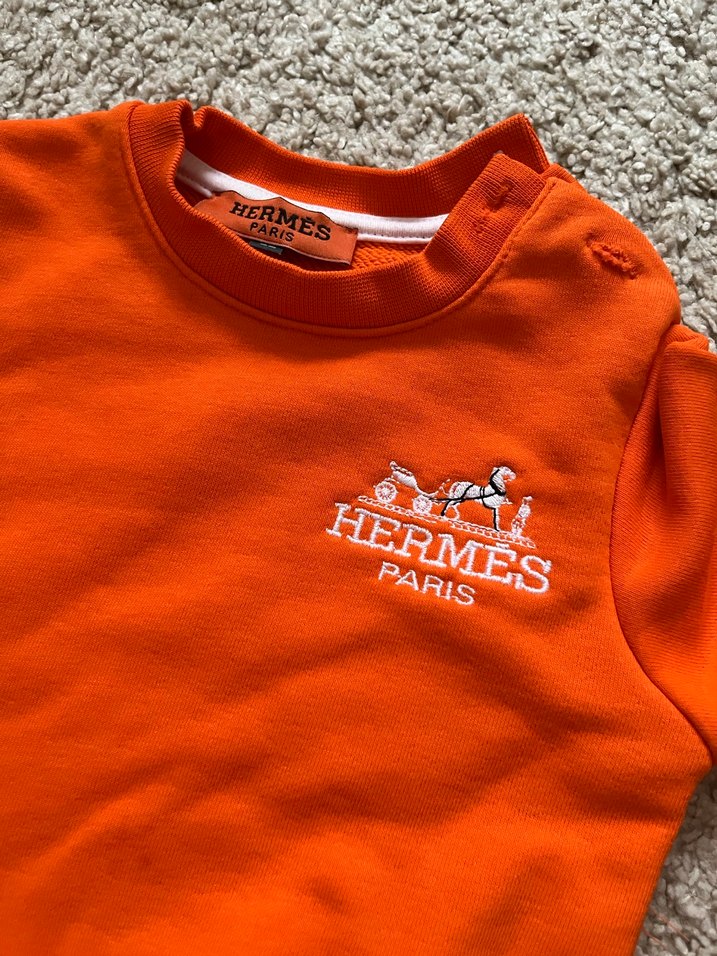 Turuncu Bebek Takım Uzun Kollu - Görsel 2