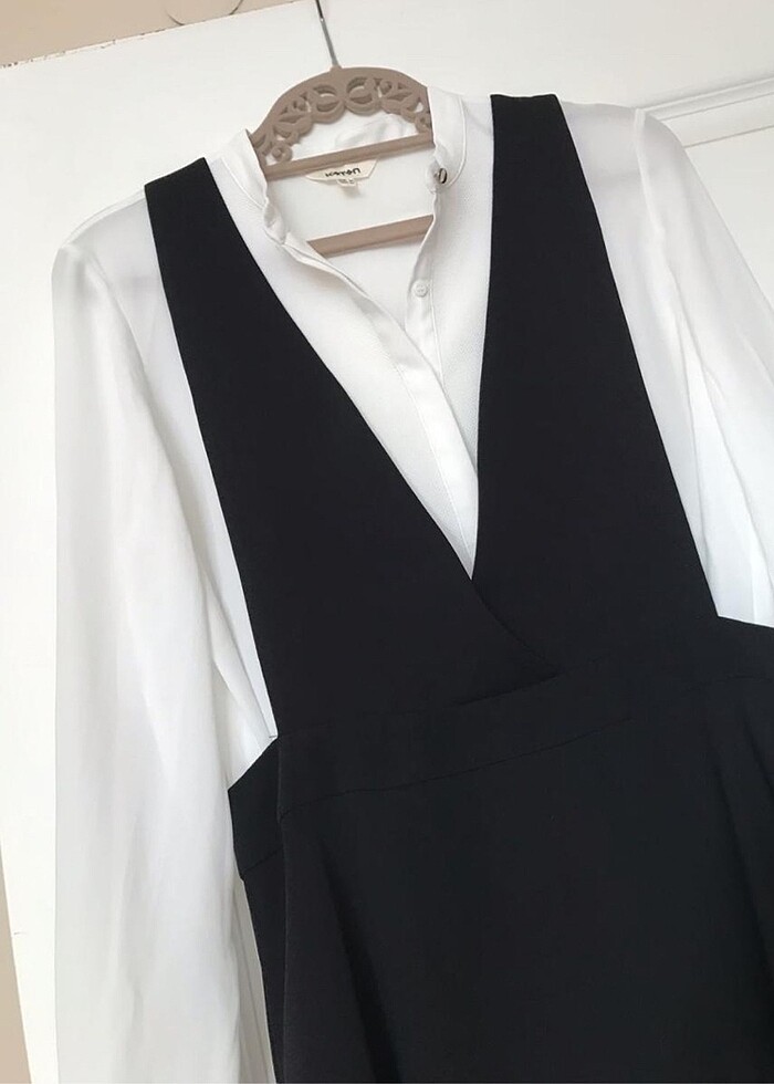 Salopet etek gömlek - Görsel 2