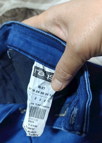 Mavi Kadın Denim Pantolon Elastik Bel - Görsel 2