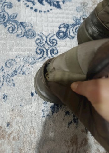 Kahverengi Kamuflaj Deri Erkek Bot - Görsel 2