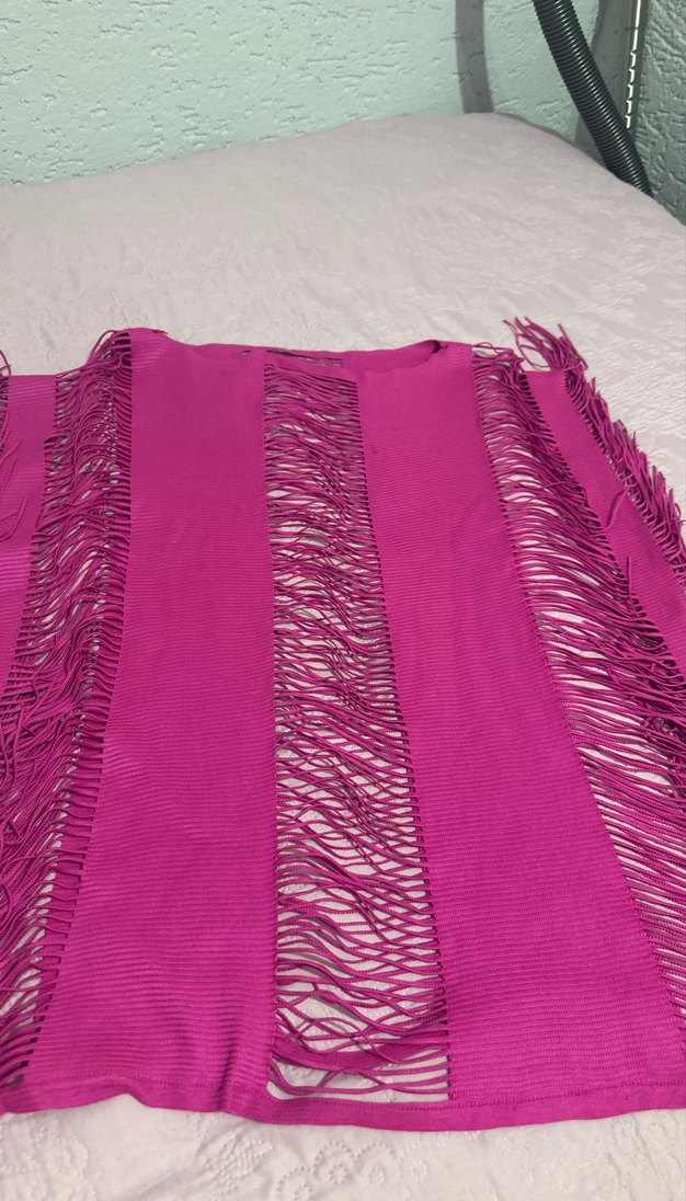 Püsküllü Pembe Bohem Kadın pareyo - Görsel 3