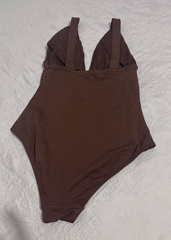 Kahverengi Strappy Kadın Mayo - Görsel 3