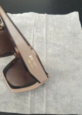 Şeffaf Kahverengi Kadın Güneş Gözlüğü - Görsel 2