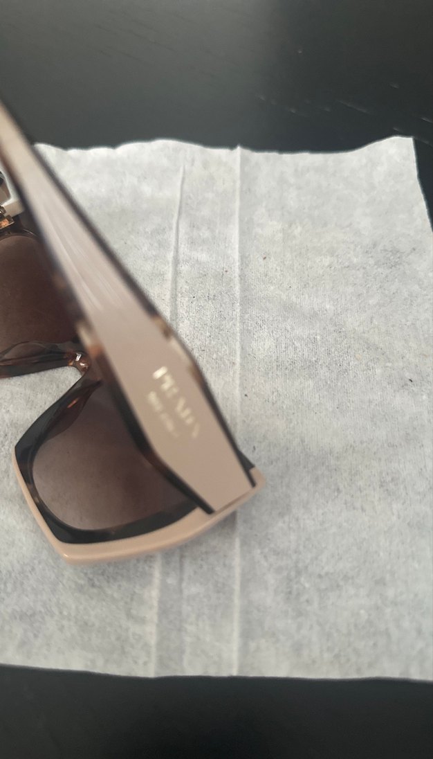 Şeffaf Kahverengi Kadın Güneş Gözlüğü - Görsel 2