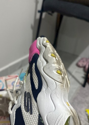 Renkli Platform Topuklu Kadın Spor Ayakkabı - Görsel 8