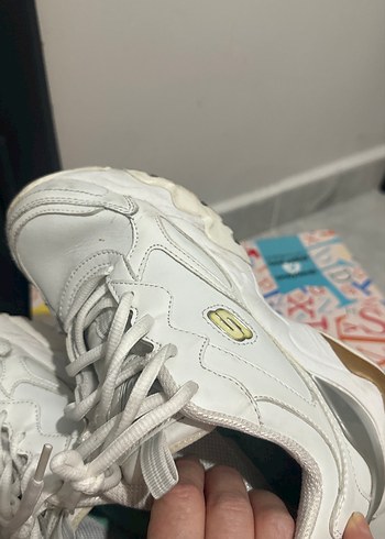 Beyaz Bağcıklı Kadın Spor Ayakkabı - Görsel 9