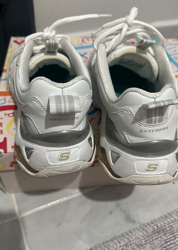 Beyaz Bağcıklı Kadın Spor Ayakkabı - Görsel 11