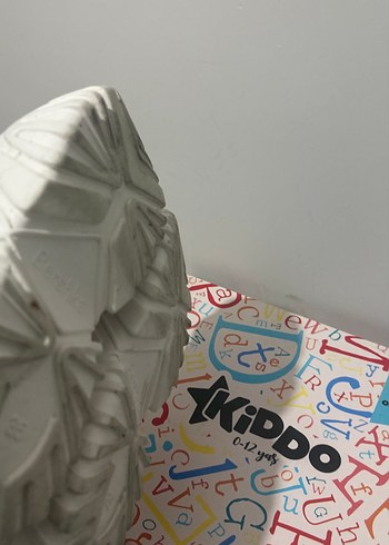 Renkli Baskılı Beyaz Platform Spor Ayakkabı - Görsel 9