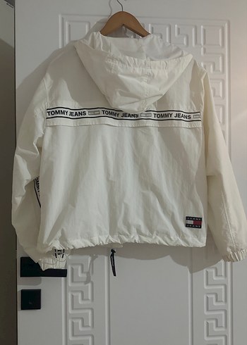 Tommy Jeans Beyaz Kapüşonlu Kadın Ceket - Görsel 10
