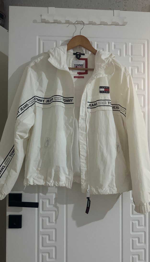 Tommy Jeans Beyaz Kapüşonlu Kadın Ceket - Görsel 2