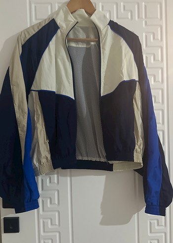 Kadın Mavi Spor Fermuarlı Ceket - Görsel 7