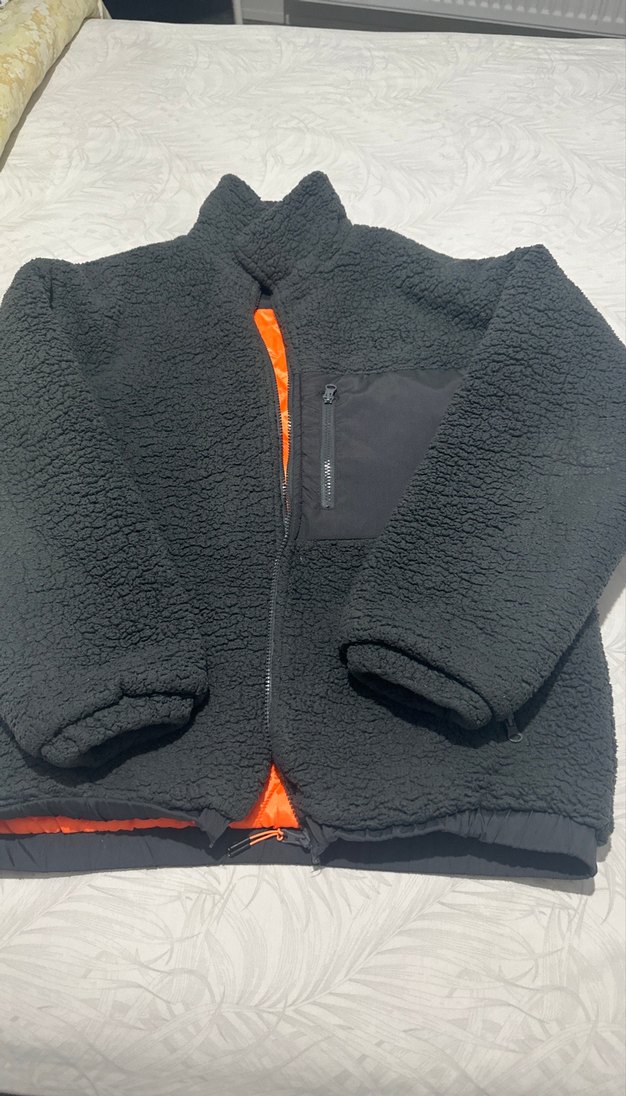 ErkekFermuarlı Polar Ceket - Görsel 3