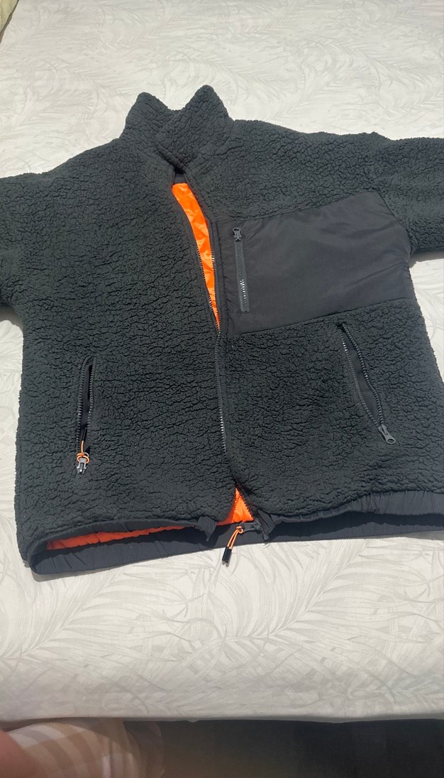 ErkekFermuarlı Polar Ceket - Görsel 2