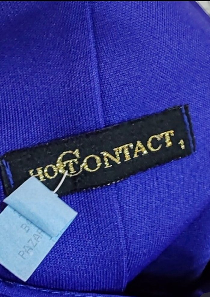 Mavi V Yaka Uzun Abiye Elbise - Görsel 3