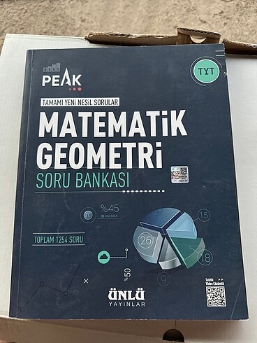 peak ünlü yayınları tyt ayt matematik geometri soru bankası