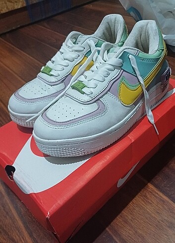 38 Beden çeşitli Renk Nike Air Force 1 Shadow Pastel