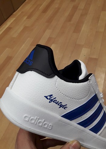 Renkli Baskılı Beyaz Erkek Spor Ayakkabı - Görsel 4