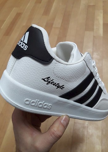 Adidas Lifestyle Beyaz Siyah Spor Ayakkabı - Görsel 6