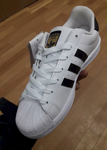 Adidas Beyaz Siyah Bağcıklı Erkek Spor Ayakkabı - Görsel 7