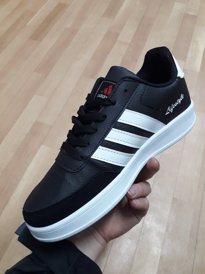 Adidas Siyah Beyaz Lifestyle Erkek Spor Ayakkabı - Görsel 4