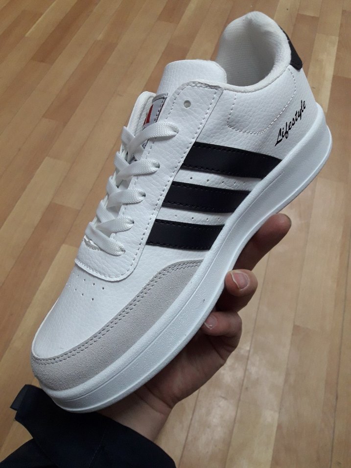 adidas Lifestyle Erkek Beyaz Spor Ayakkabı - Görsel 4