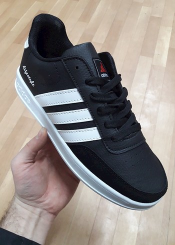 Adidas Siyah Beyaz Erkek Spor Ayakkabı - Görsel 7