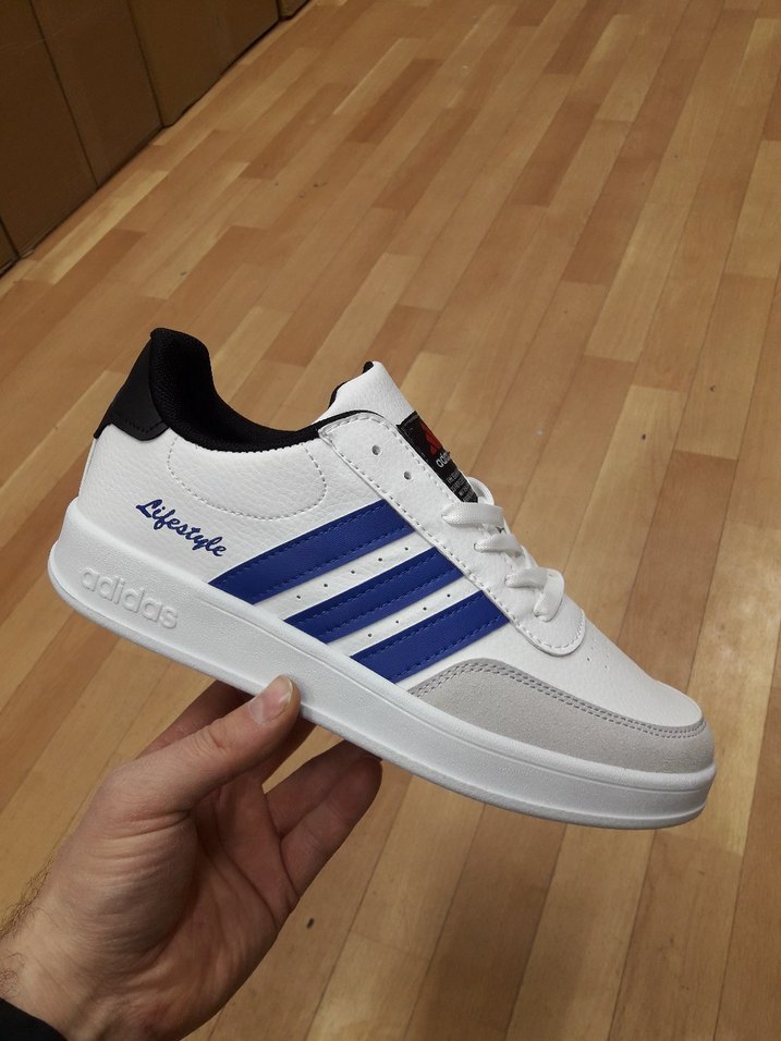 Erkek Beyaz Laced Spor Ayakkabı - Görsel 5