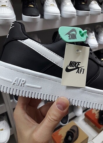 38 Beden siyah Renk NICE AIR FORCE 107 BAYAN SPOR AYAKKABI
