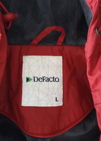 Defacto DeFacto Kırmızı Kadın Fermuarlı Kapüşonlu Ceket