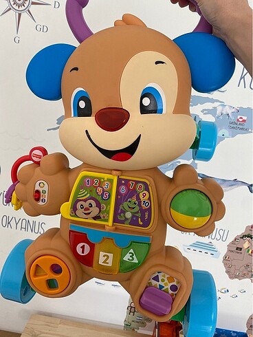 Fisher price eğitici köpekçik yürüteç yürüme arkadaşı