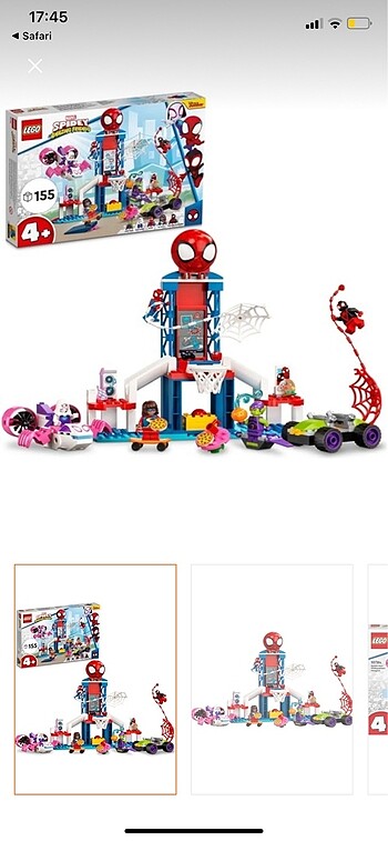 Örümcek adam Lego 10784