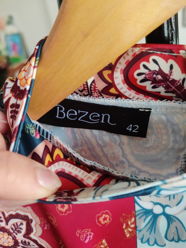 Çok Renkli Uzun Elbise - Görsel 3