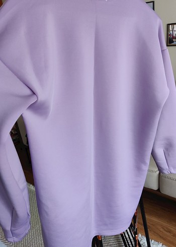 Mor Rahat Kesim Uzun Kollu Midi Tunik - Görsel 2