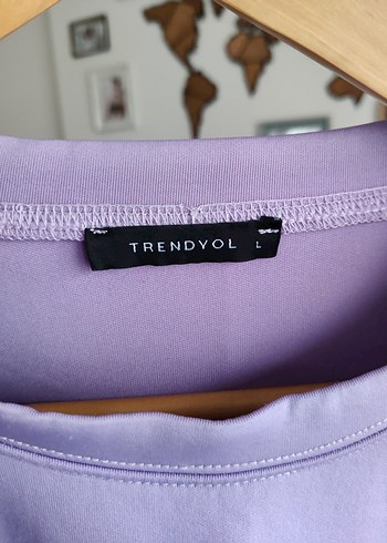 Mor Rahat Kesim Uzun Kollu Midi Tunik - Görsel 4