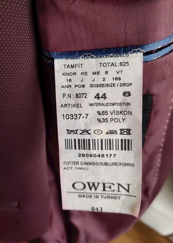 Bordo Erkek Takım Elbise - Görsel 3