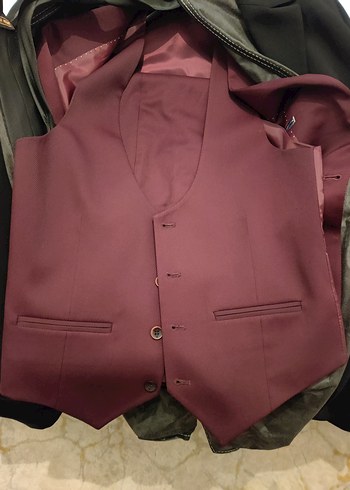 Bordo Erkek Takım Elbise - Görsel 11