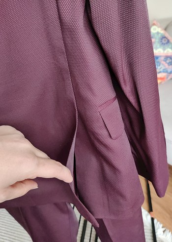 Bordo Erkek Takım Elbise - Görsel 6