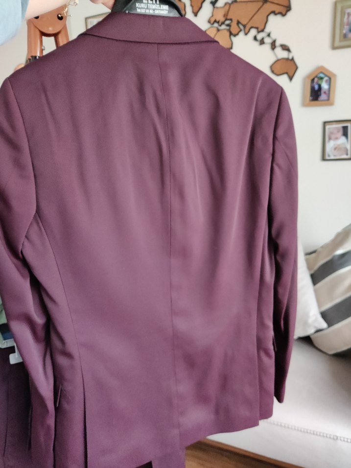 Bordo Erkek Takım Elbise - Görsel 2