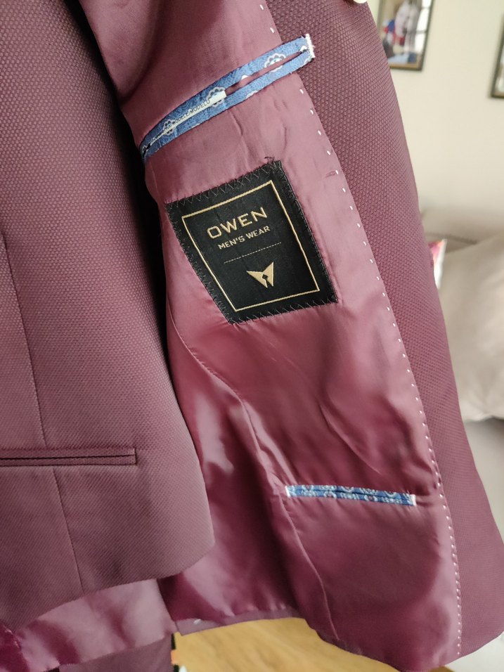 Bordo Erkek Takım Elbise - Görsel 4