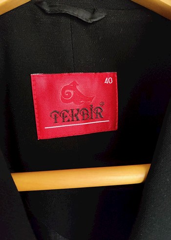 Kadın Siyah Uzun Ceket - Görsel 2