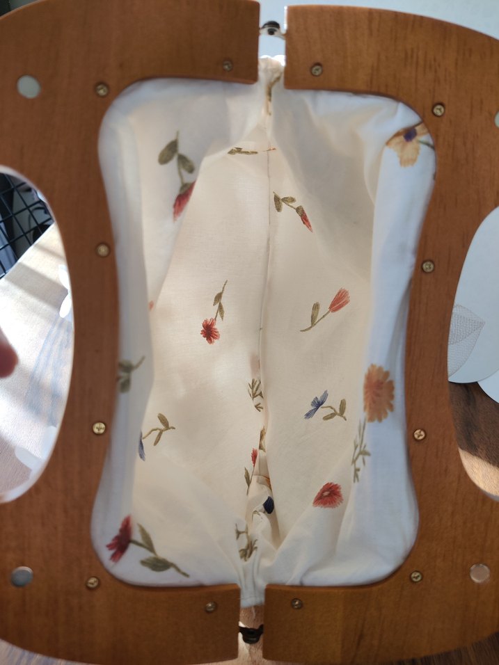 ahşap burslu şık çanta - Görsel 3