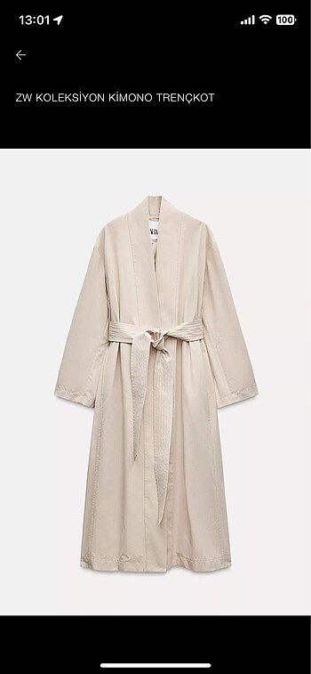 Zara trenckot