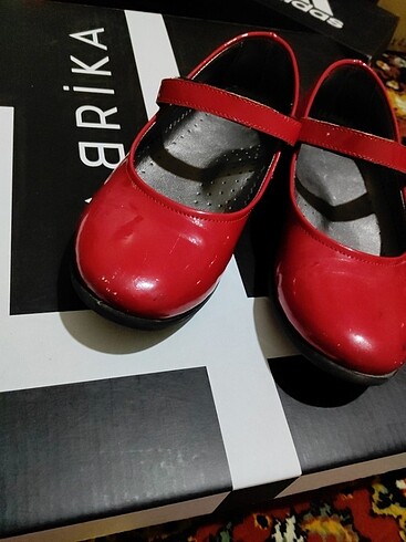 kırmızı rugan babet - Görsel 6